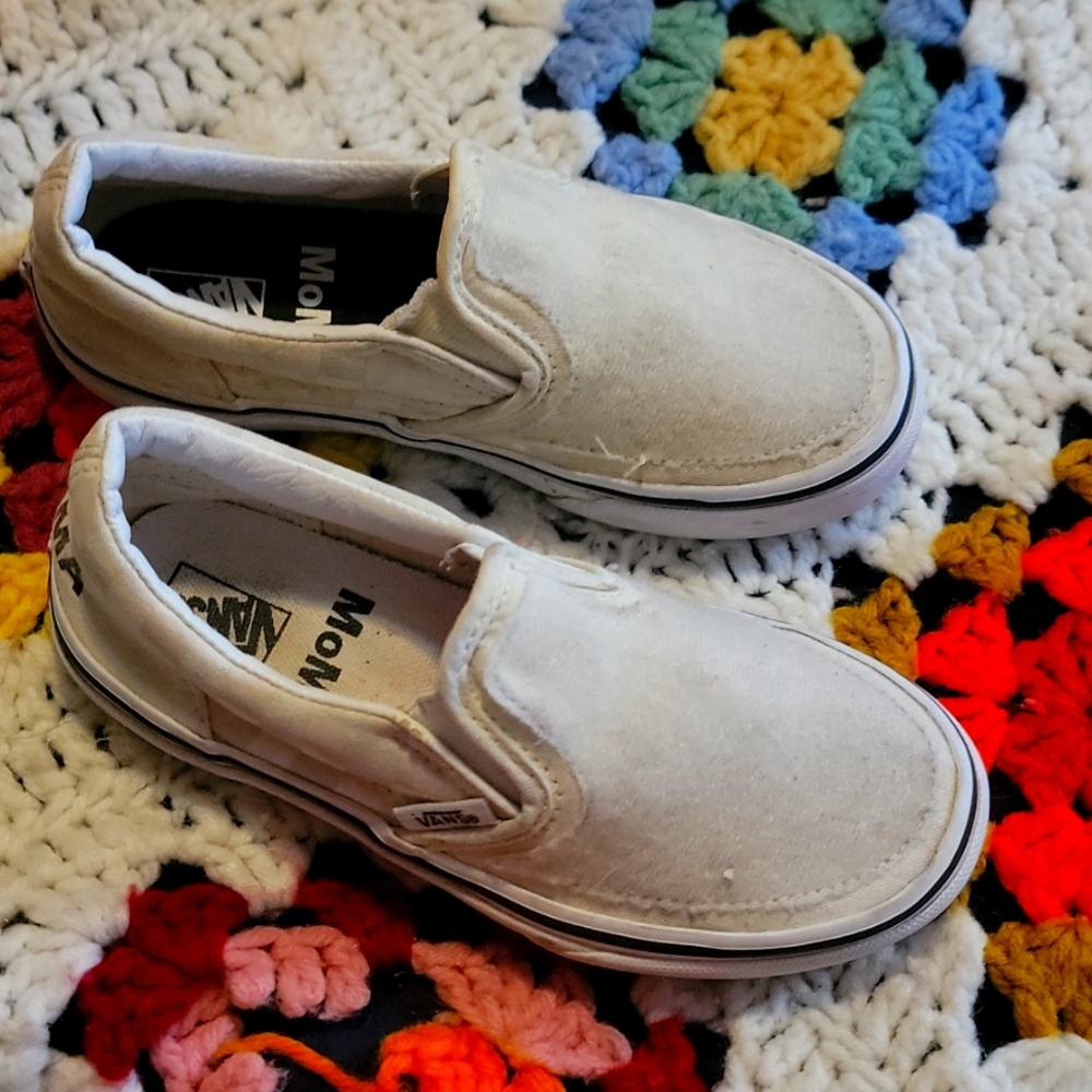 Vans X MoMA kids 12.5 slip ons